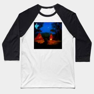 LukjanovArt Death watching a couple camping Baseball T-Shirt